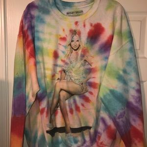 Tie-Dye Britney Spears Crewneck Sweatshirt